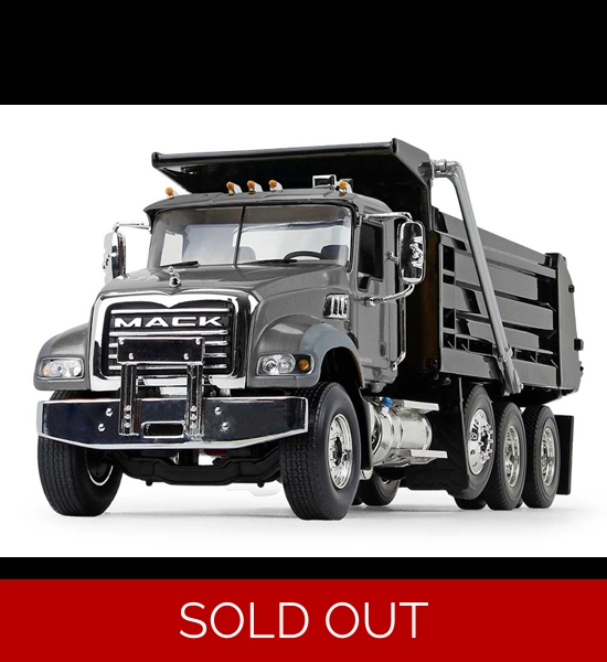 Mack Granite Dump Truck Stormy Grey 1:34 Scale